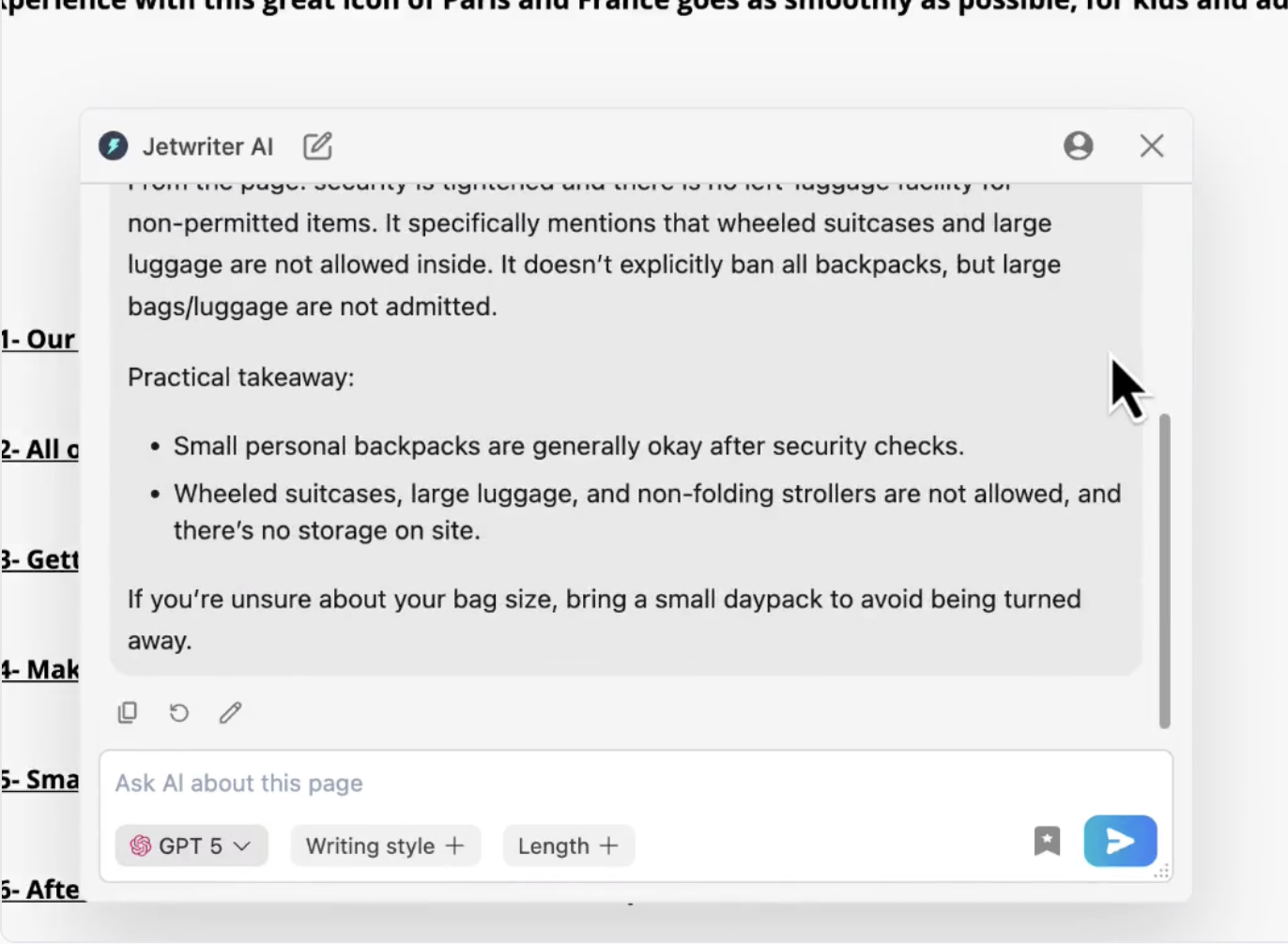 Jetwriter preview
