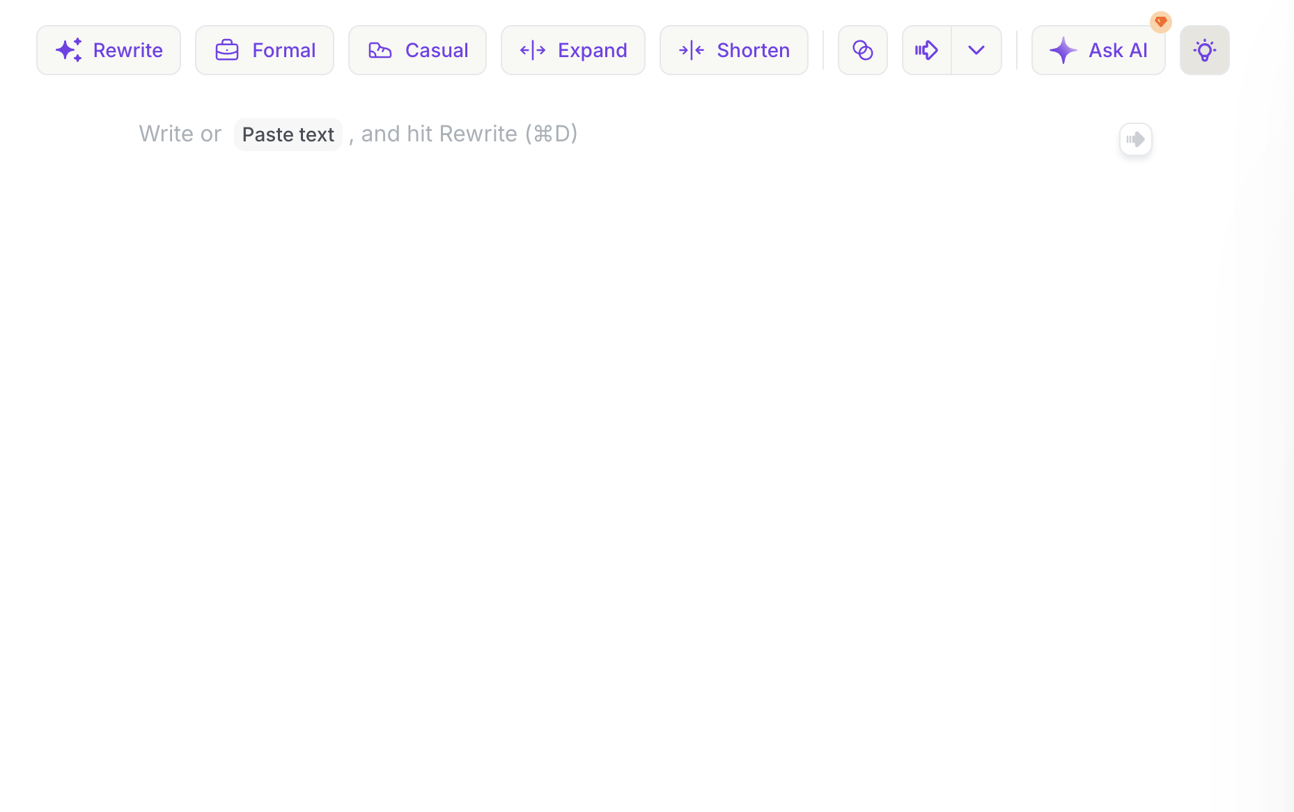 Wordtune web-based co-writer text editor